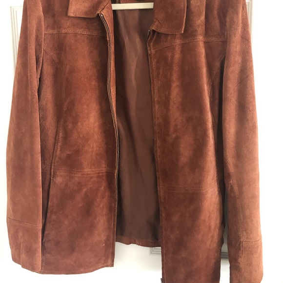 Bernardo by Nordstrom Suede Zip Up Jacket - Picture 2 of 6